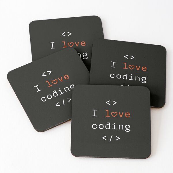 Item preview, I Love Coding  designed and sold by AnzDigital.
