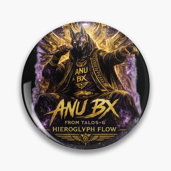 Item preview, ANU BX From Talos-6 Hieroglyph Flow Sci-Fi Rap Pharaoh Streetwear designed and sold by Kevin Shearer.