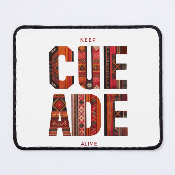 Item preview, Keep Cue Ade Alive Geometric Tribal Typography designed and sold by Radhamadhaba Pattachitra Vibes”.