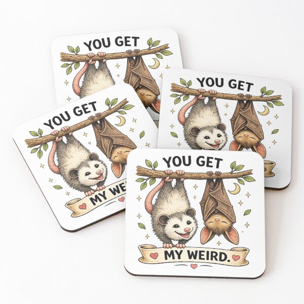 Item preview, Funny Best Friend Gift Possum Bat Weird Friendship designed and sold by Gentlestate.