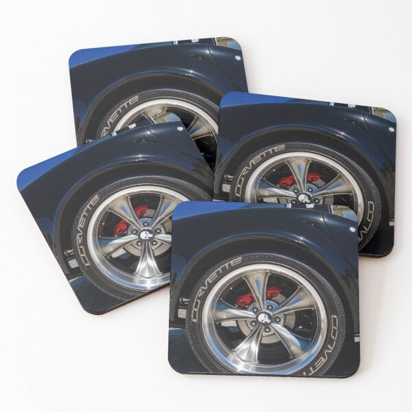 Item preview, Custom Muscle Car Wheel Detail – Chrome Rim & Performance Tire Close-Up designed and sold by William A McCarthy.