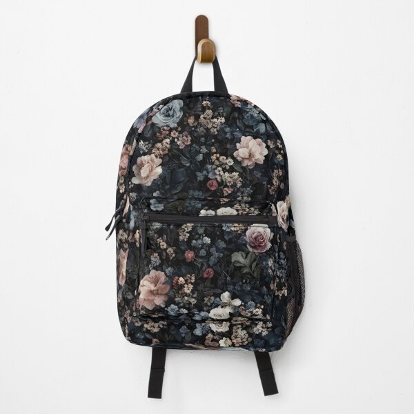 Item preview, Vintage Romantic Midnight Floral Roses Wildflowers Pattern designed and sold by GrinGalore.