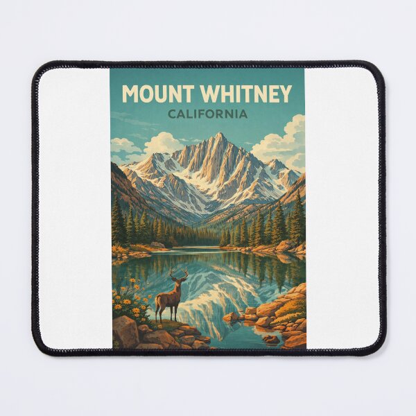Item preview, Mount Whitney California Sierra Nevada Alpine Lake Reflection Landscape designed and sold by Places On Earth.