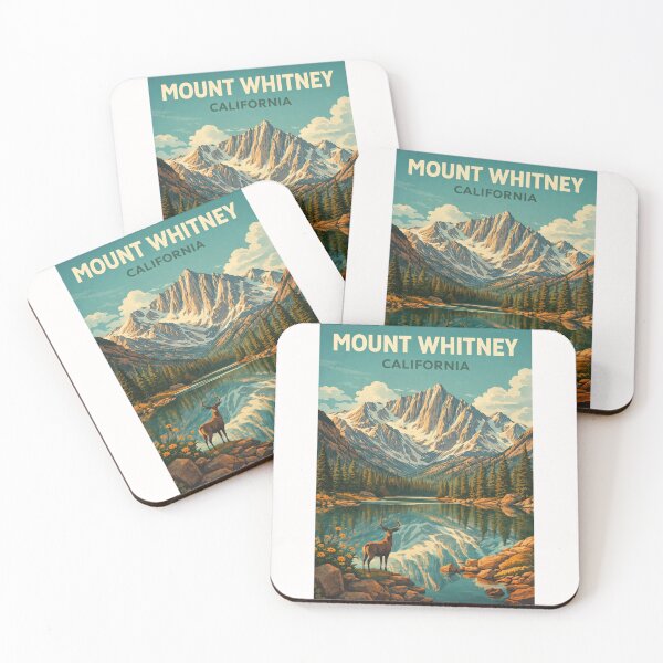 Item preview, Mount Whitney California Sierra Nevada Alpine Lake Reflection Landscape designed and sold by Places On Earth.