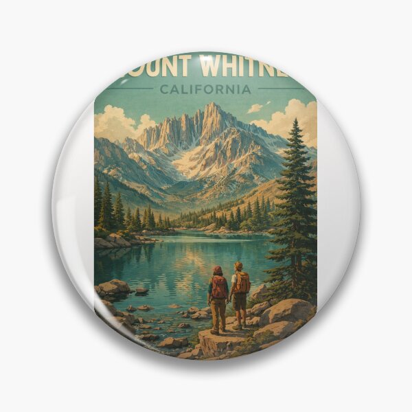 Item preview, Mount Whitney California Sierra Nevada Hiking and Alpine Lake Scene designed and sold by Places On Earth.