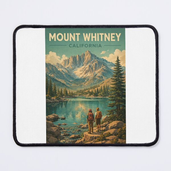 Item preview, Mount Whitney California Sierra Nevada Hiking and Alpine Lake Scene designed and sold by Places On Earth.