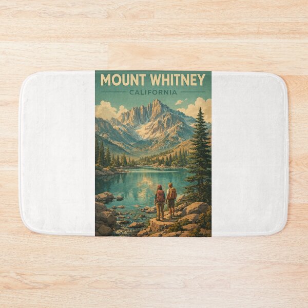 Item preview, Mount Whitney California Sierra Nevada Hiking and Alpine Lake Scene designed and sold by Places On Earth.
