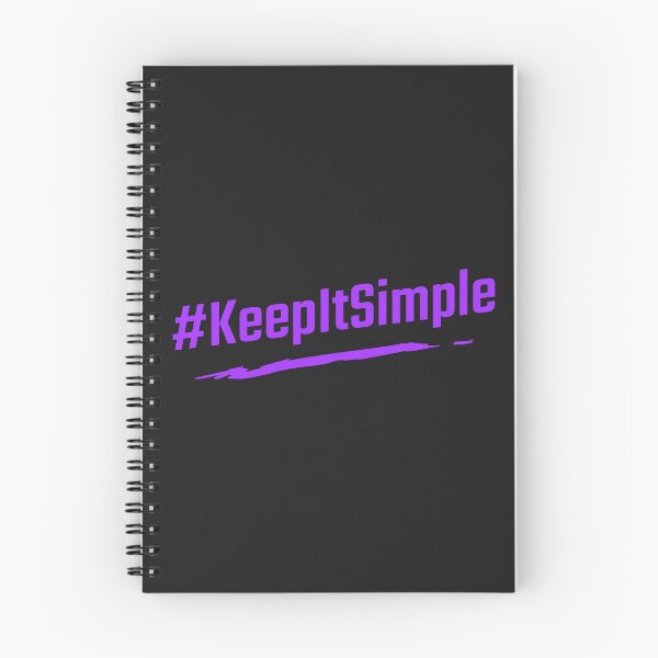 Item preview, #KeepItSimple Hashtag T-Shirt designed and sold by DwishOriginals.