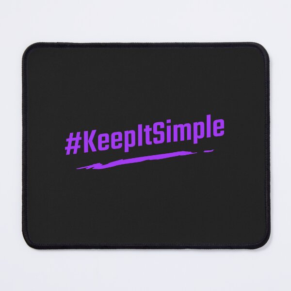 Item preview, #KeepItSimple Hashtag T-Shirt designed and sold by DwishOriginals.