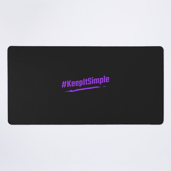 Item preview, #KeepItSimple Hashtag T-Shirt designed and sold by DwishOriginals.