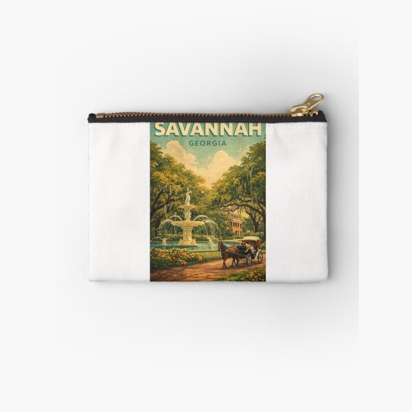 Item preview, Savannah Georgia Forsyth Park Fountain Historic Square and Southern Charm designed and sold by Places On Earth.