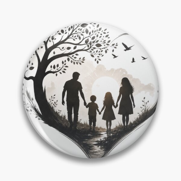 Artikelvorschau, Familienstammbaum-Silhouette entworfen und verkauft von InkNovaLab.