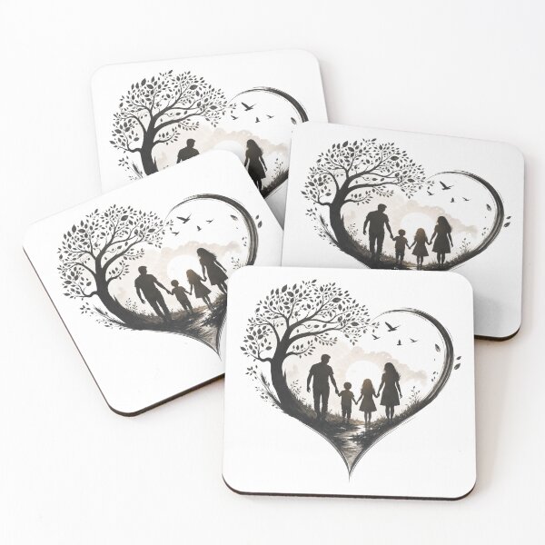Item preview, Family Tree Love Silhouette designed and sold by InkNovaLab.