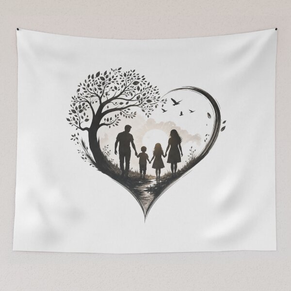 Item preview, Family Tree Love Silhouette designed and sold by InkNovaLab.
