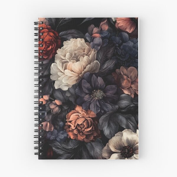 Item preview, Vintage Romantic Midnight Floral Roses Flowers designed and sold by GrinGalore.