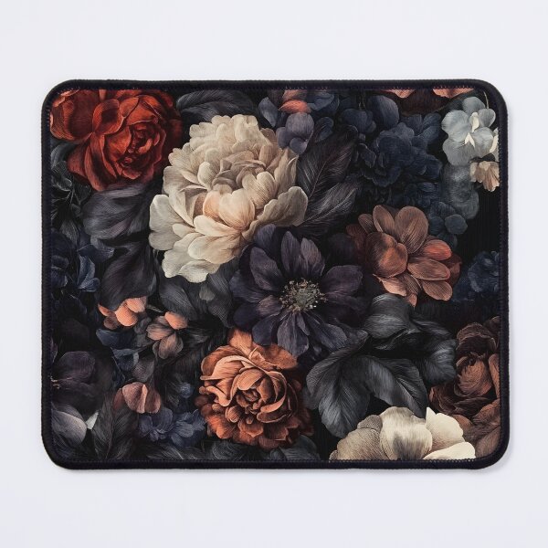 Item preview, Vintage Romantic Midnight Floral Roses Flowers designed and sold by GrinGalore.