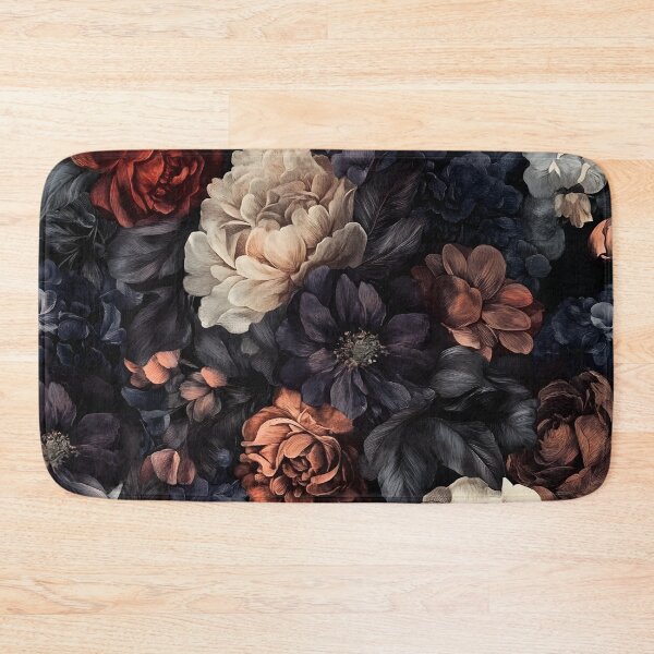 Item preview, Vintage Romantic Midnight Floral Roses Flowers designed and sold by GrinGalore.