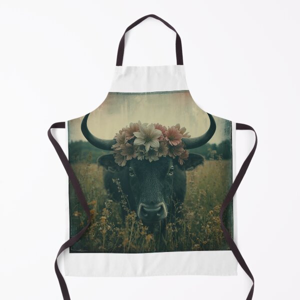 Item preview, Realistic Taurus Bull Close Up Dark Grunge Zodiac Art designed and sold by Mustangana.