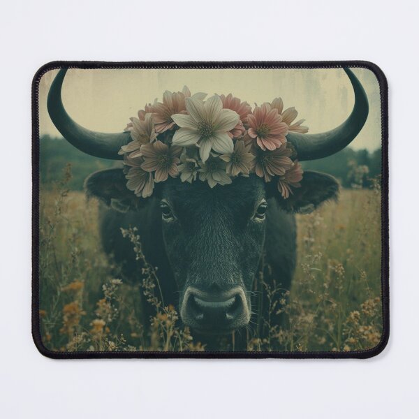 Item preview, Realistic Taurus Bull Close Up Dark Grunge Zodiac Art designed and sold by Mustangana.