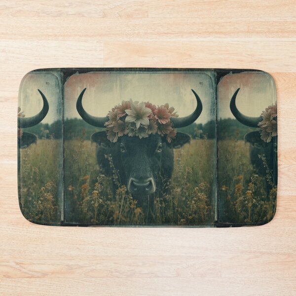 Item preview, Realistic Taurus Bull Close Up Dark Grunge Zodiac Art designed and sold by Mustangana.