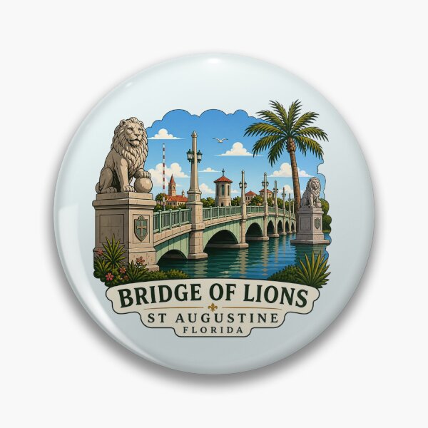 Item preview, Bridge of Lions, St Augustine Florida designed and sold by Myra365Art.