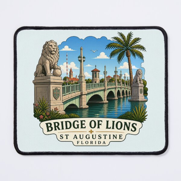 Item preview, Bridge of Lions, St Augustine Florida designed and sold by Myra365Art.