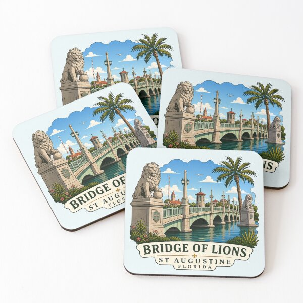 Item preview, Bridge of Lions, St Augustine Florida designed and sold by Myra365Art.