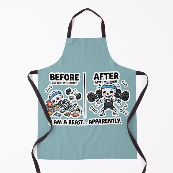 Item preview, Funny Skeleton Before After Workout - Lazy Bone Transformation Sticker designed and sold by BreezifyDesignStudio.