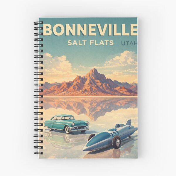 Item preview, Bonneville Salt Flats Utah Great Salt Lake Desert Racing Landscape designed and sold by Places On Earth.