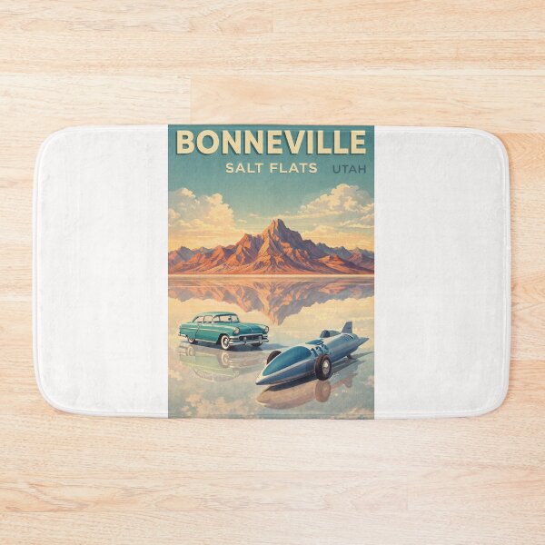 Item preview, Bonneville Salt Flats Utah Great Salt Lake Desert Racing Landscape designed and sold by Places On Earth.