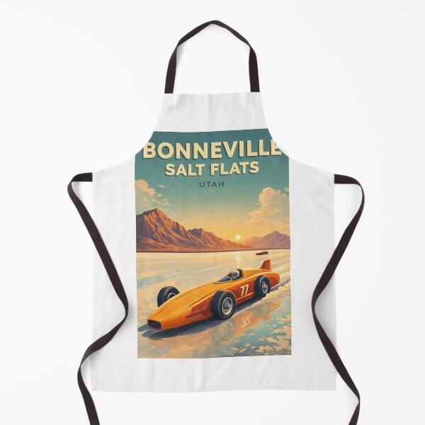 Item preview, Bonneville Salt Flats Utah Sunset Racing Speedway and Desert Horizon designed and sold by Places On Earth.