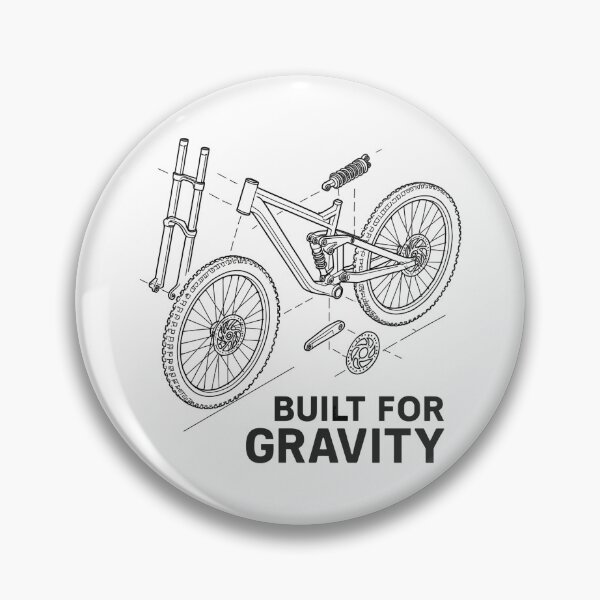 Item preview, Built for Gravity: DH bike exploded view designed and sold by Pineapple-Tree.