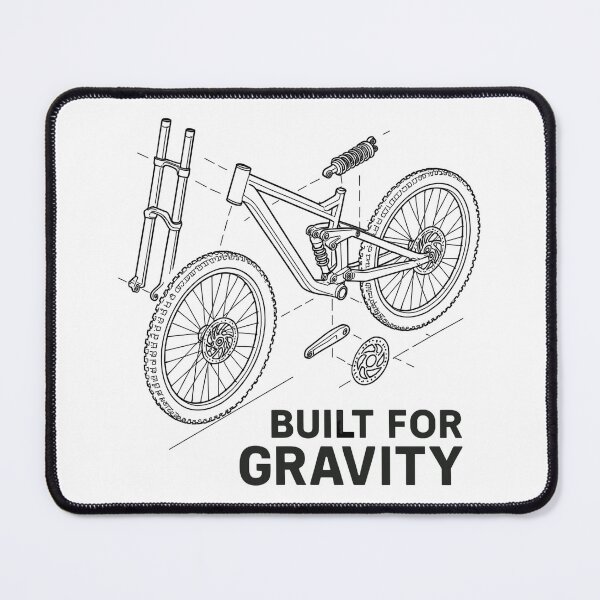 Item preview, Built for Gravity: DH bike exploded view designed and sold by Pineapple-Tree.