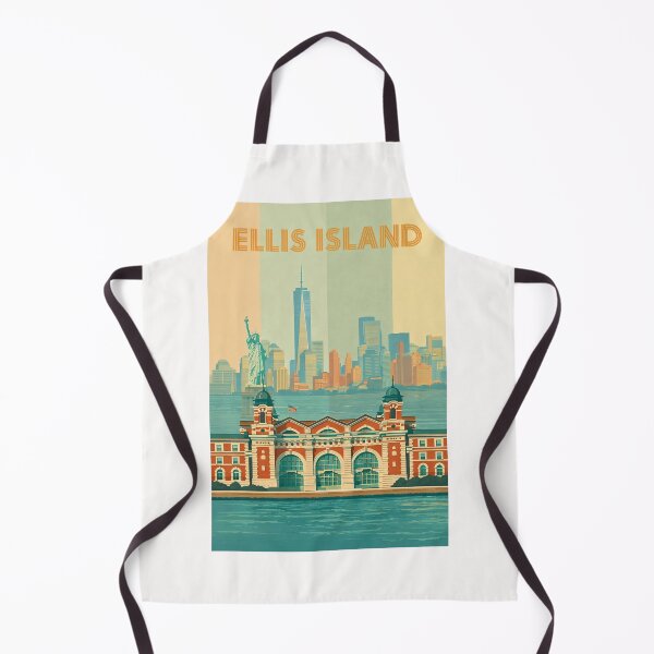 Item preview, Ellis Island New York Harbor Statue of Liberty Manhattan Skyline designed and sold by Places On Earth.