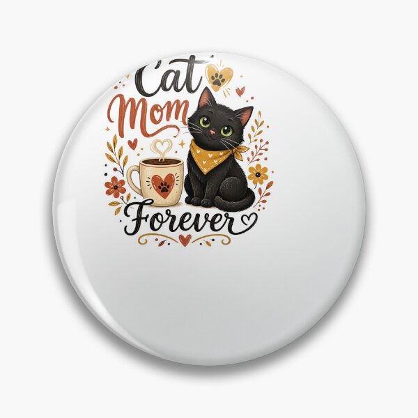 Item preview, Cat Mom Forever designed and sold by BinAlgoPix.