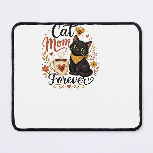 Item preview, Cat Mom Forever designed and sold by BinAlgoPix.