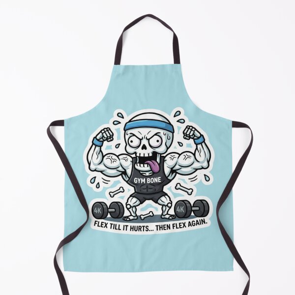 Item preview, Funny Muscular Skeleton Flexing - Gym Bone Muscle Motivation Sticker designed and sold by BreezifyDesignStudio.