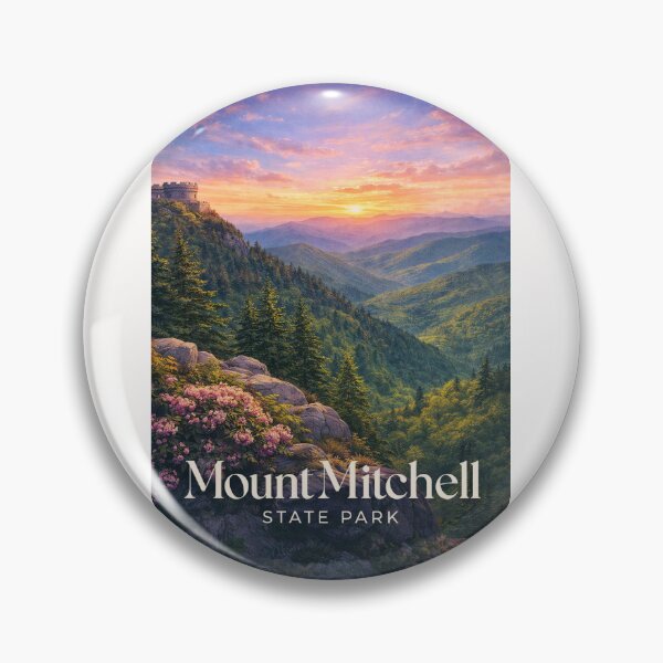 Item preview, Mount Mitchell State Park North Carolina Blue Ridge Mountains Appalachian Sunrise designed and sold by Places On Earth.