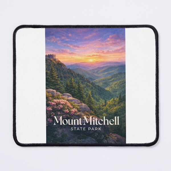 Item preview, Mount Mitchell State Park North Carolina Blue Ridge Mountains Appalachian Sunrise designed and sold by Places On Earth.