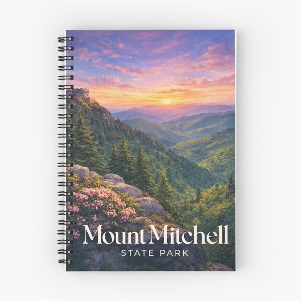 Item preview, Mount Mitchell State Park North Carolina Blue Ridge Mountains Appalachian Sunrise designed and sold by Places On Earth.