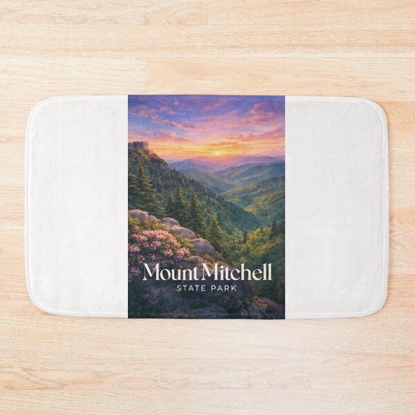 Item preview, Mount Mitchell State Park North Carolina Blue Ridge Mountains Appalachian Sunrise designed and sold by Places On Earth.