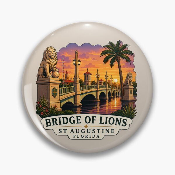 Item preview, Bridge of Lions, St Augustine Florida designed and sold by Myra365Art.
