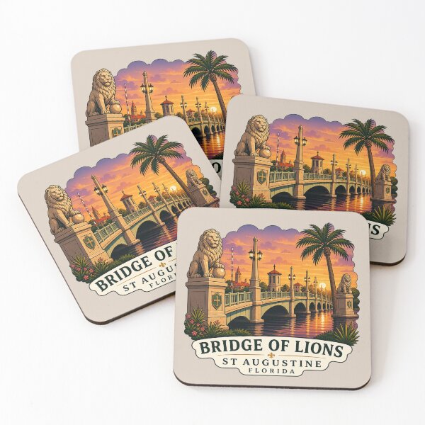 Item preview, Bridge of Lions, St Augustine Florida designed and sold by Myra365Art.