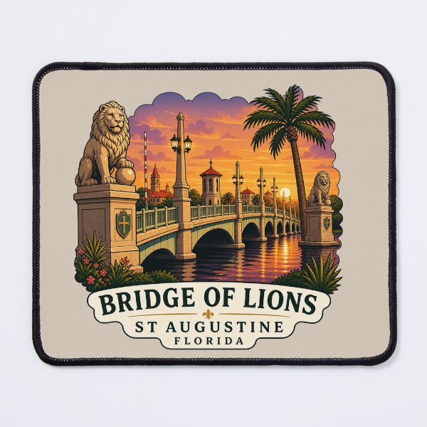 Item preview, Bridge of Lions, St Augustine Florida designed and sold by Myra365Art.