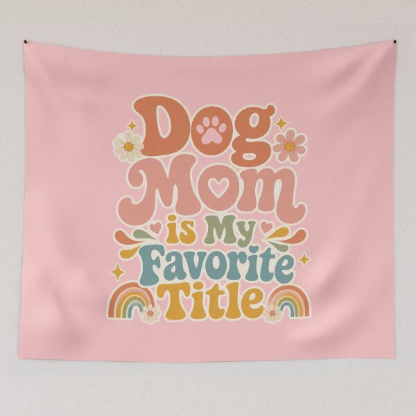 Item preview, Dog Mom is My Favorite Title Retro Vintage Dog Lover Gift for Women designed and sold by Im-Ara.