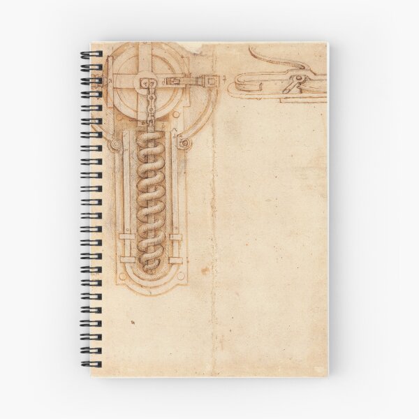 Item preview, Codex Atlanticus Folio 158r by Leonardo da Vinci Automatic Flintlock Engineering Art Print designed and sold by artofuniverse.