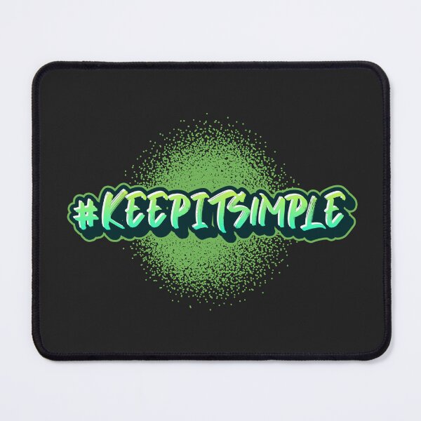 Item preview, #KeepItSimple Hashtag T-Shirt designed and sold by DwishOriginals.