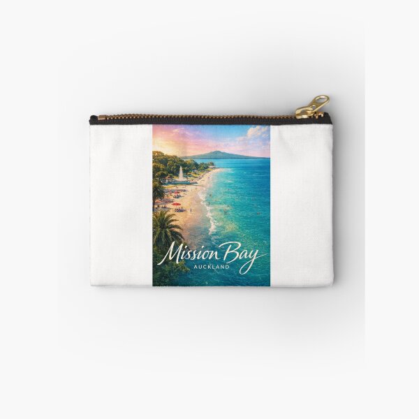 Item preview,  Mission Bay Auckland New Zealand Rangitoto Island Hauraki Gulf Coastline designed and sold by Places On Earth.