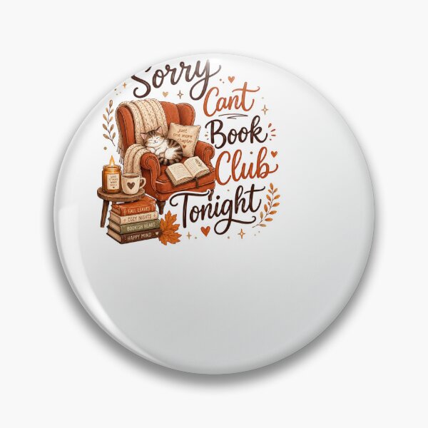 Item preview, Sorry Cant Book Club Tonight designed and sold by BinAlgoPix.