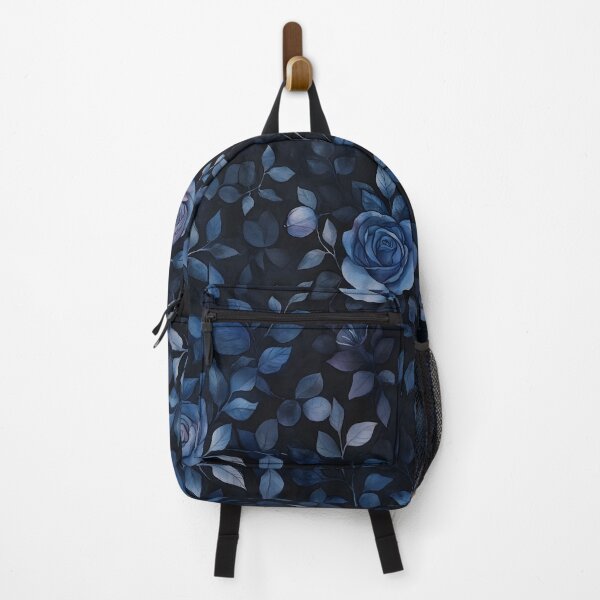 Item preview, Vintage Romantic Watercolor Midnight Floral Blue Roses designed and sold by GrinGalore.